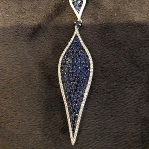 Sapphire and Diamond Necklace